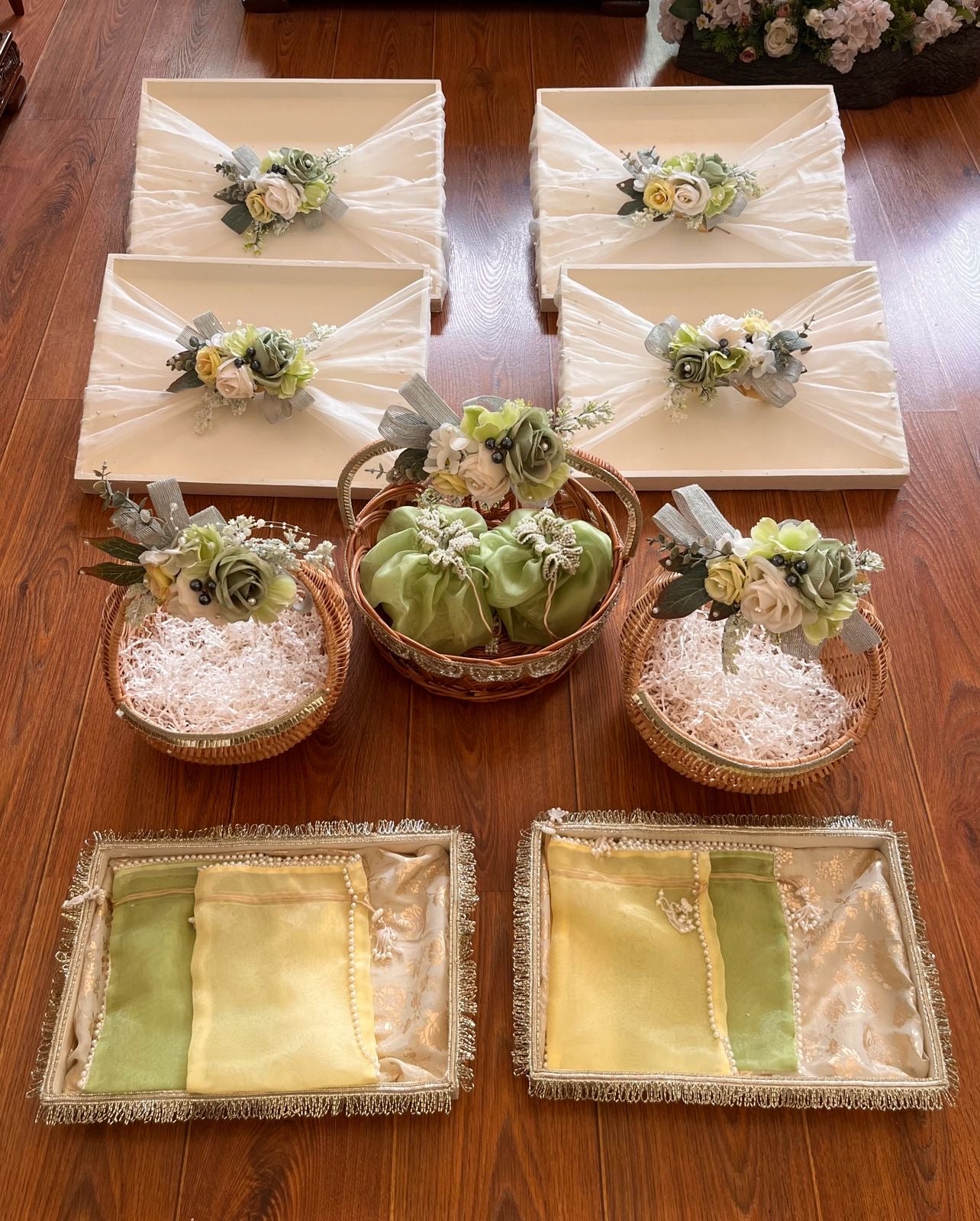 Emerald Trousseau Set