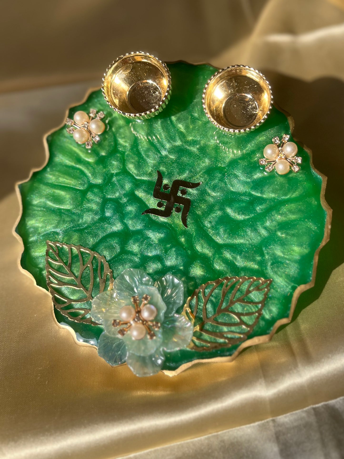 Resin Puja Thali