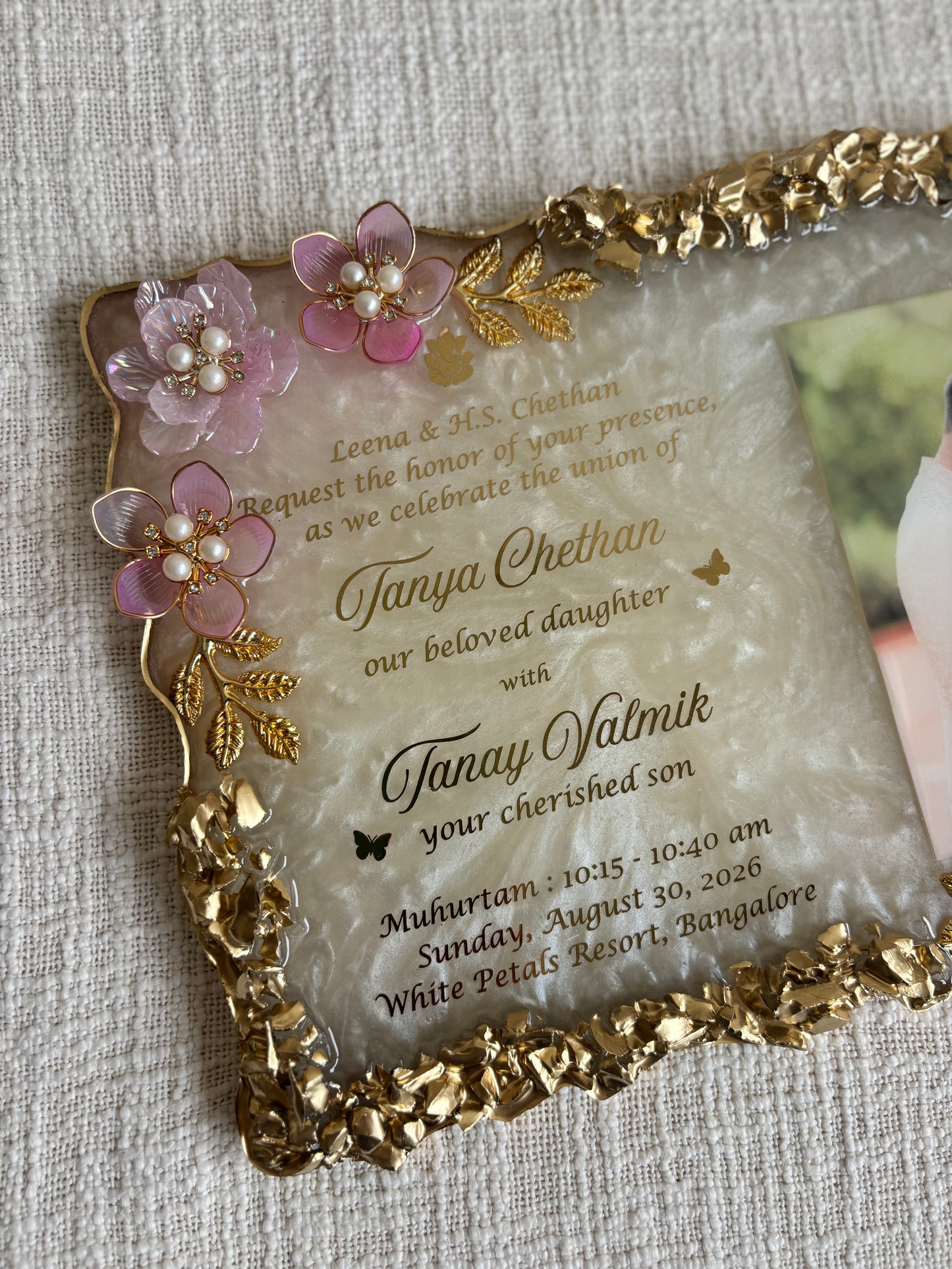 Resin Sahe Chithi with Photo