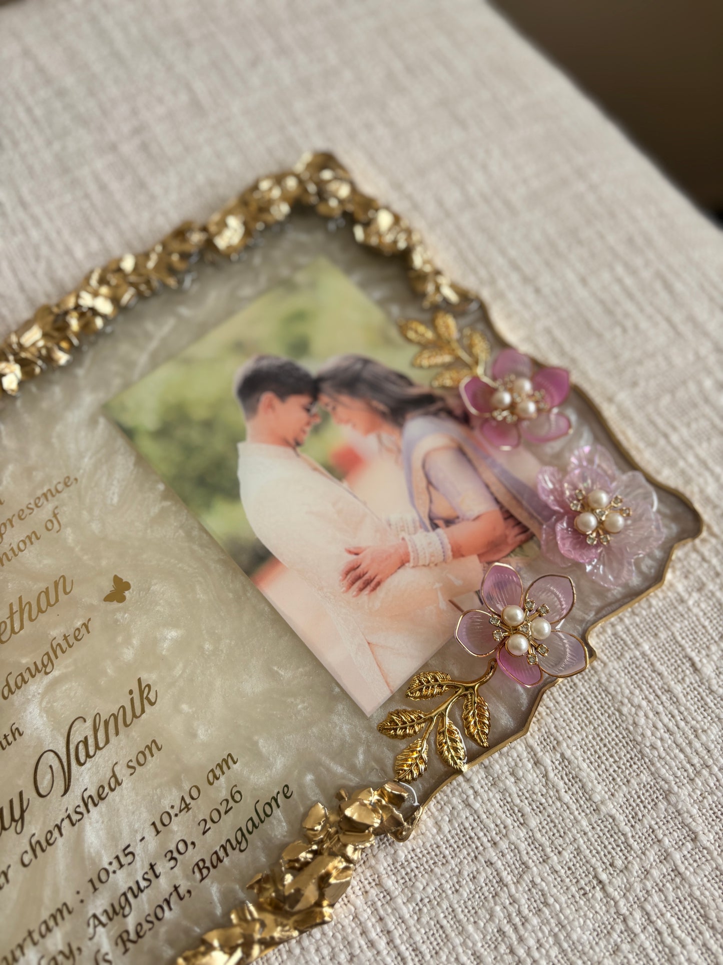 Resin Sahe Chithi with Photo