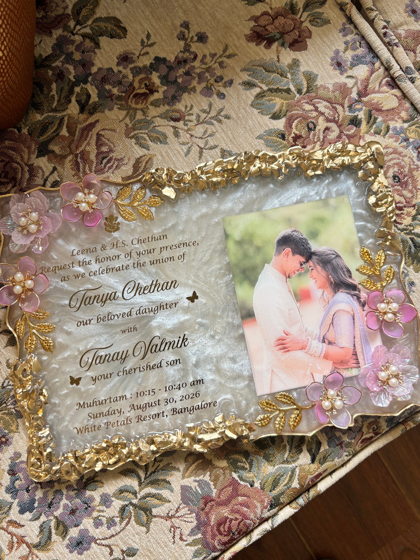 Resin Sahe Chithi with Photo