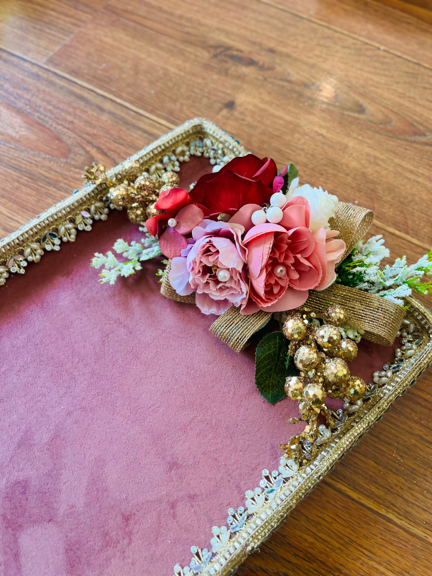 Luxury Suede Jewellery Tray