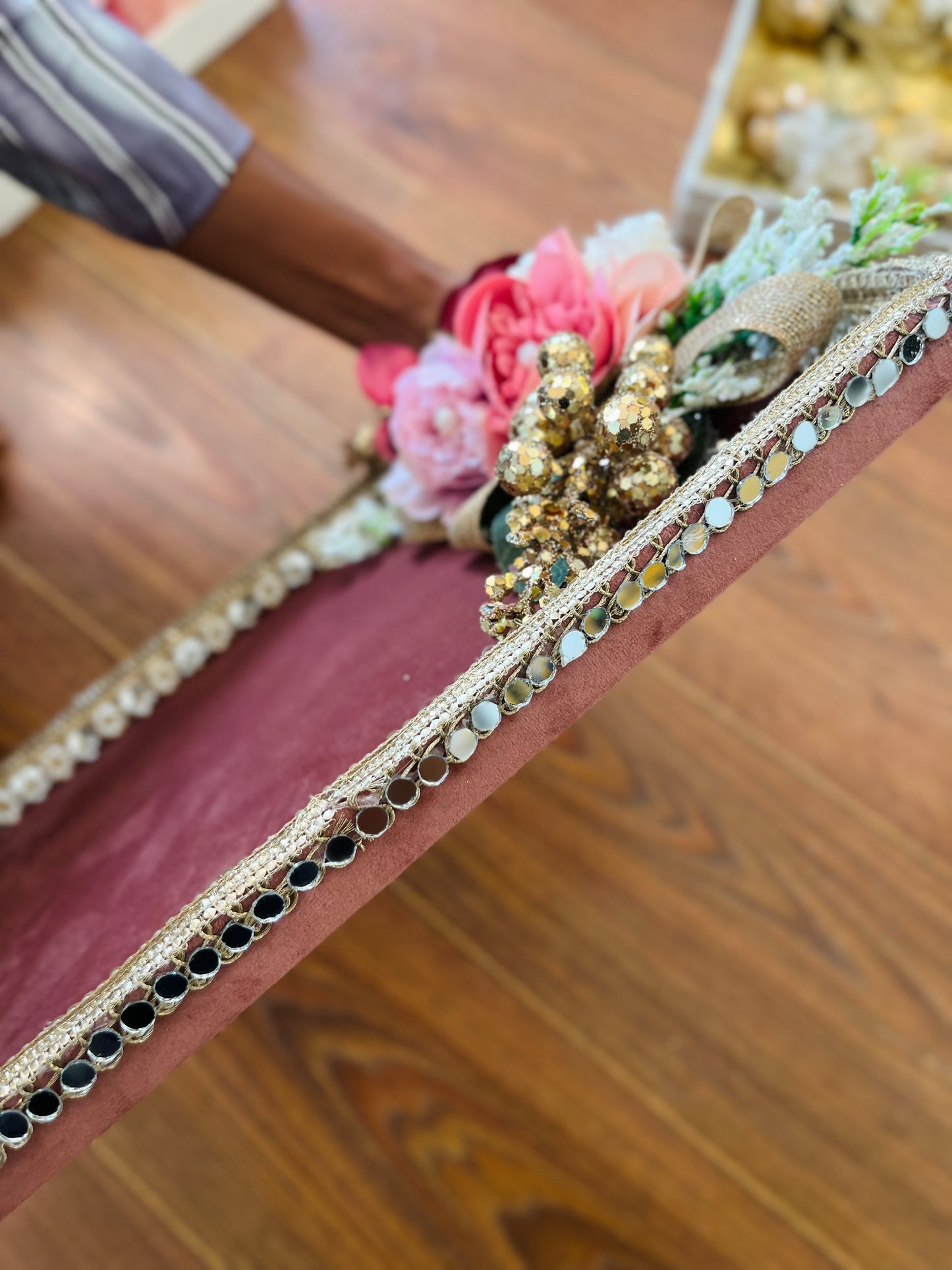 Luxury Suede Jewellery Tray